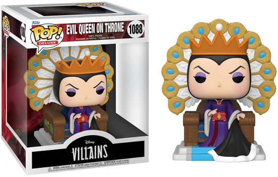 נבלי דיסני - המלכה מרשעת על כס המלכות Funko POP! Deluxe Disney