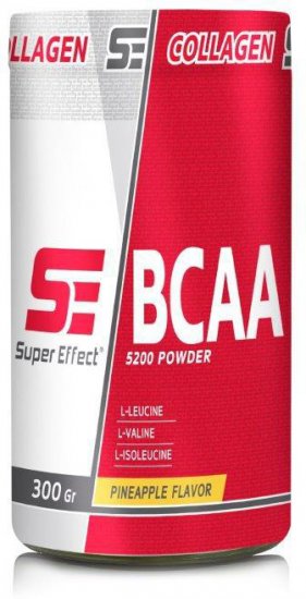 חומצת אמינו BCAA מבית Super Effect בטעם אננס - משקל 300 גרם