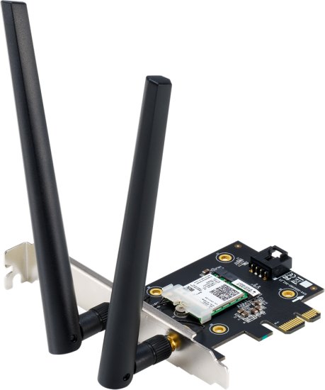 כרטיס רשת אלחוטי ASUS AX3000 Dual Band PCIe WiFi 6 Bluetooth 5.0 PCE-AX3000