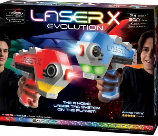 משחק לייזר טאג מבית Laser X - זוג רובי לייזר אבולושן