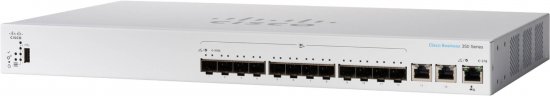 מתג מנוהל Cisco Business 12-Port SFP+ 10GbE + 2-Port RJ45/SFP Combo 10GbE CBS350-12XS-EU