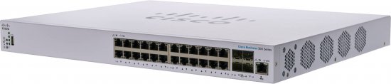 מתג מנוהל Cisco Business 24-Port SFP+ 10GbE + 4-Port RJ45/SFP Combo 10GbE CBS350-24XS-EU