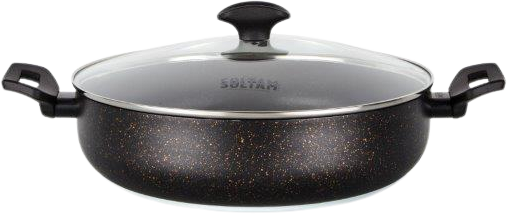 סיר סוטאז אלומיניום עם מכסה 28 ס''מ 4.3 ליטר Soltam Optima