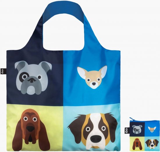 תיק מתקפל ידידותי לסביבה מבית Loqi דגם Dogs