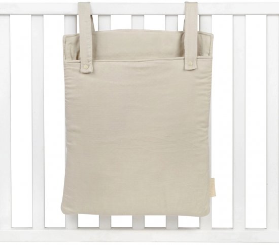 ארגונית החתלה למיטת תינוק/לול/עריסה 100% במבוק קולקציית Cuddle מבית Laura - צבע בז'