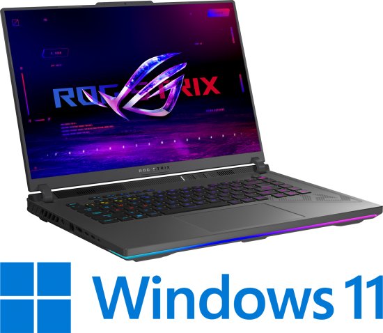 מחשב נייד Asus ROG Strix G16 (2023) G614JI-N4096W - צבע Eclipse Gray