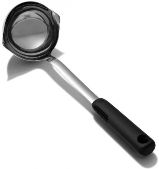 מצקת קטנה עם פיה כפולה מנירוסטה OXO