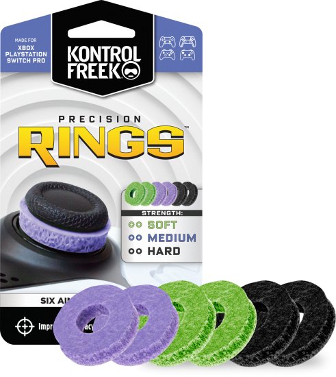 סט 6 טבעות דיוק לשלטים KontrolFreek XBOX/Playstaion/Switch