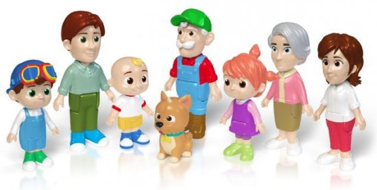 סט 8 דמויות משפחה Cocomelon