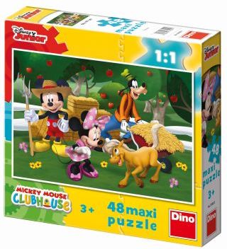 פאזל רצפה 48 חלקים מבית Dino - מיקי ומיני מאוס