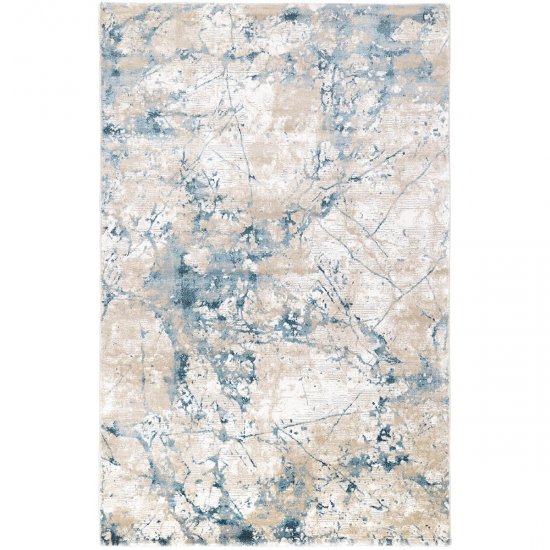 שטיח אליסה 02 קרם/כחול 200*290 ס"מ - XL