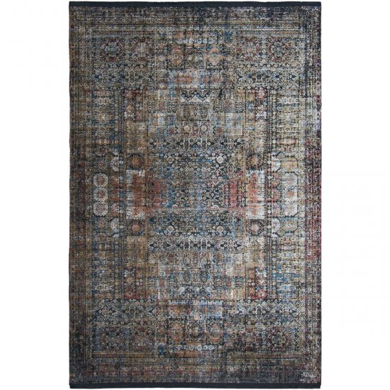 שטיח אלכסנדריה 02 צבעוני עם פרנזים 140*190 ס"מ - M