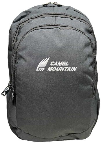 תיק גב למחשב נייד בגודל 15.6 אינץ' דגם Skippy מבית Camel Mountain - צבע אפור