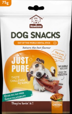 Just pure - חטיף מקלות כוכב בטעם עוף (75 גרם)