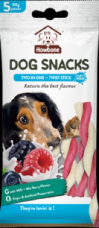 Twist stix - בטעם אוכמניות וחלב עיזים 80 גרם