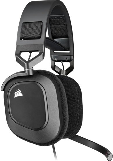 אוזניות חוטיות לגיימרים Corsair HS80 RGB 7.1 Surround - צבע שחור
