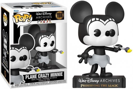 ארכיון דיסני - מיני מאוס בשגעון של אווירון !Funko POP