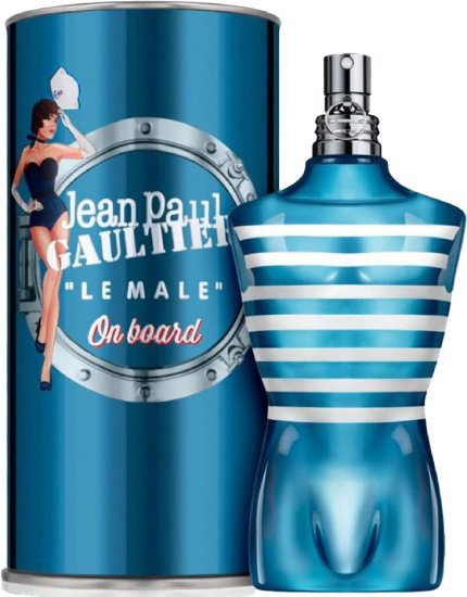 בושם לגבר 125 מ''ל Jean Paul Gaultier Le Male On Board או דה טואלט E.D.T