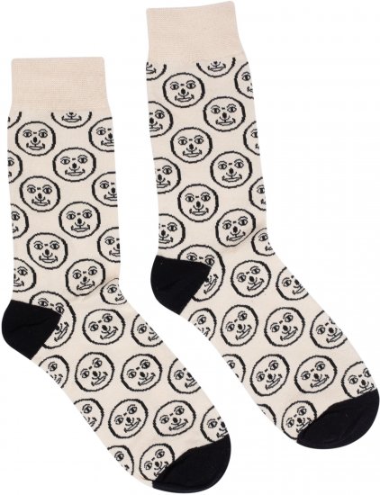 זוג גרביים מעוצבים Pulliez דגם ג'וקר - מידת One Size שמתאימה למידות 36-46