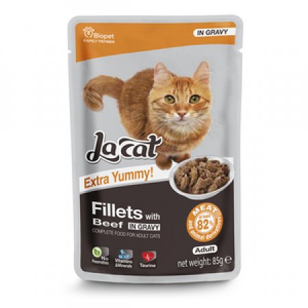 לה קט פאוץ' בטעם בקר ברוטב 85 ג'