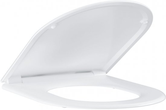 מושב אסלה סגירה רכה דגם Essence Ceramic מבית GROHE - צבע לבן אלפיני