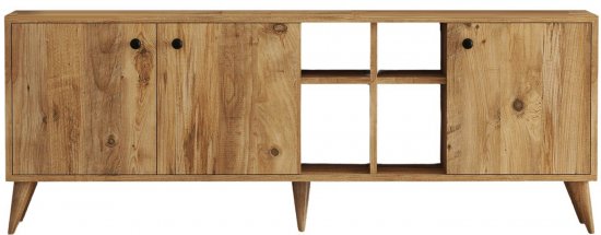 מזנון מעוצב לסלון ברוחב 160 ס"מ דגם ליון מבית Tudo Design – צבע אורן אטלנטי