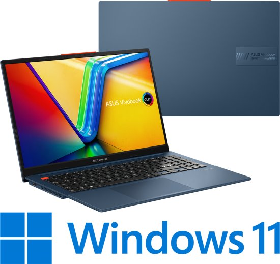 מחשב נייד Asus Vivobook S 15 OLED K5504VA-MA051W - צבע Solar Blue