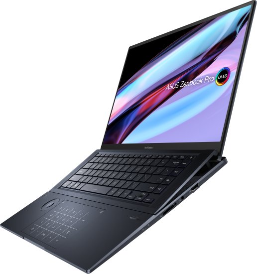 מחשב נייד עם מסך מגע Asus Zenbook Pro 16X OLED UX7602VI-MY027 - צבע Tech Black
