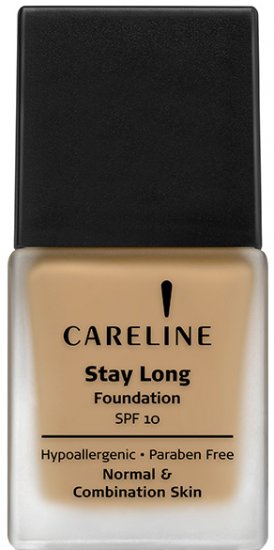 מייק אפ עמיד עם SPF10 מונע ברק שומני ומעניק כיסוי מלא Careline גוון 606 - בנפח 30 מייל