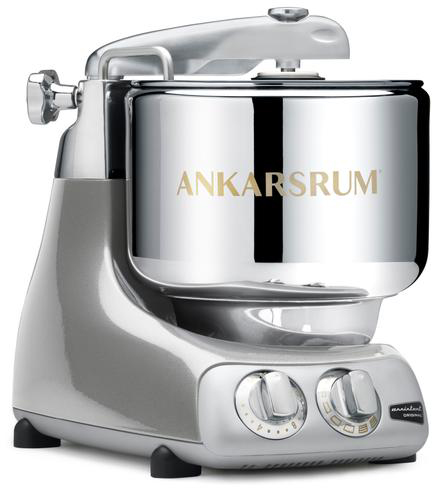 מיקסר מקצועי 7 ליטר 1500W דגם AKM 6230 מבית Ankarsrum - צבע Jubilee Silver