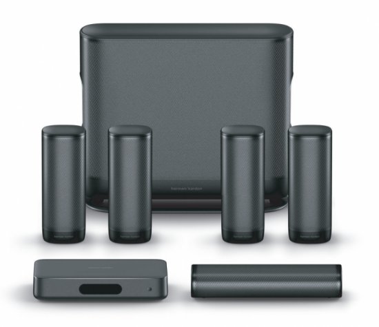 מערכת קולנוע ביתית אלחוטית עם סאבוופר אלחוטי Harman Kardon HK Surround 5.1ch Bluetooth