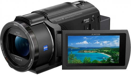 מצלמת וידאו Sony AX43A 4K Handycam - צבע שחור