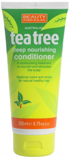 מרכך להזנת השיער Beauty Formulas Tea Tree - נפח 200 מ''ל