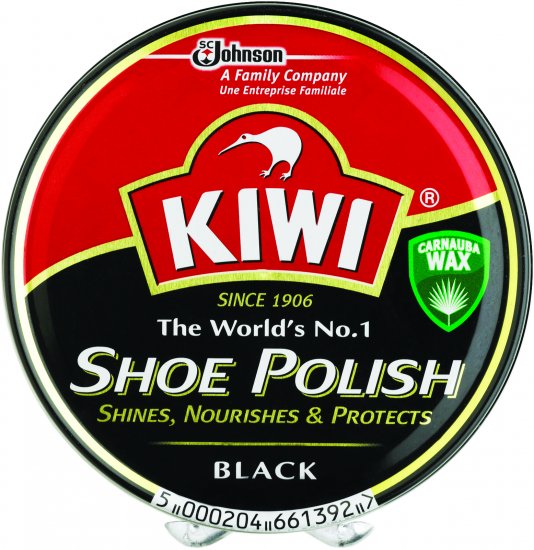 משחה להברקת נעליים Kiwi בצבע שחור - נפח 100 מ''ל
