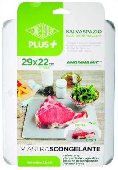 משטח הפשרה מנירוסטה 22X29 ס''מ Ideale