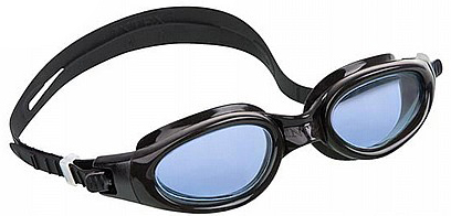משקפי שחיה מקצועיים מסיליקון לבוגרים 55692 Intex - שחור/כחול