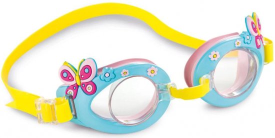 משקפי שחייה לילדים Intex Fun Goggles 55610 - צבע תכלת