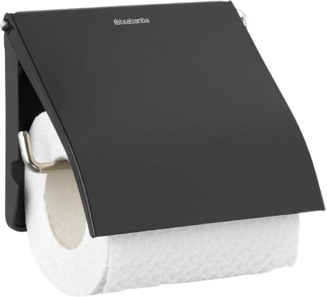 מתקן קיר לנייר טואלט Brabantia Renew - שחור מט