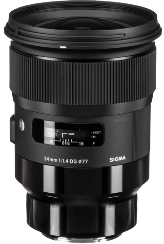 עדשת SIGMA 24mm F1.4 DG HSM Art למצלמות Panasonic L-mount