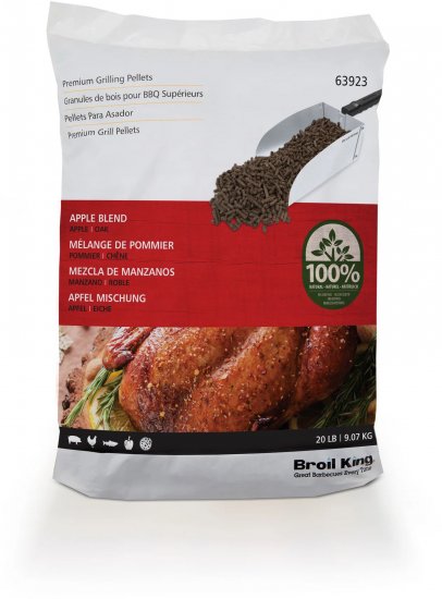 עץ פלט לעישון 9.07 ק''ג מבית Broil King - תערובת תפוח