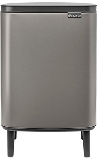 פח אשפה 12 ליטר Brabantia BO-HI - צבע פלטינום