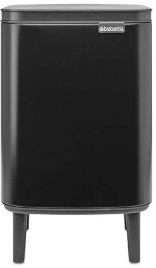 פח אשפה 7 ליטר Brabantia BO-HI - צבע שחור מט