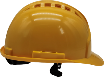 קסדה מקצועית כולל סנטריה ו-6 נקודות אחיזה Roher Tools - צבע צהוב