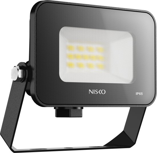 תאורת הצפה NISKO EAGLE 10W LED IP65 גוון אור קר 6000K - צבע שחור