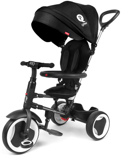 תלת אופן מתקפל Qplay Rito Air - שחור