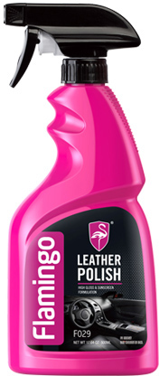 תרסיס פוליש וניקוי לעור 500 מ''ל Flamingo F029