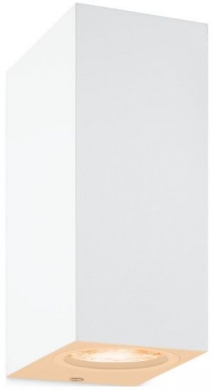 גוף תאורה חכם עם תאורה עליונה ותחתונה Wiz 2X5W RGB גוון אור מתכוונן 2700K-6500K - צבע לבן