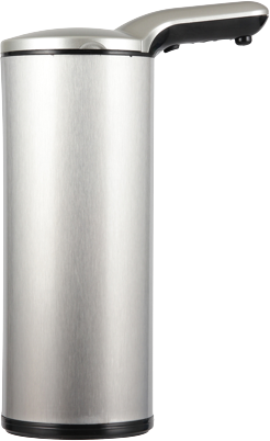 דיספנסר אוטומטי לסבון נוזלי מבית Ramos - צבע כסוף