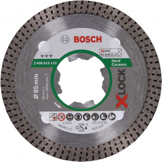 דיסק יהלום לקרמיקה 85 מ''מ X-Lock מבית Bosch
