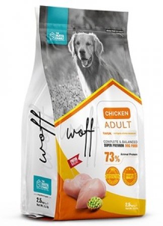 ווף כלב בוגר עוף 2.5 ק"ג